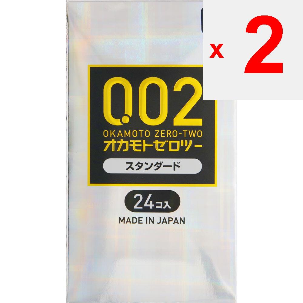 OKAMOTO Okamoto Zero Two Zero Two Clear 24pcs Pack of 1 Standard type Pleasant to the touch! Pack of 1