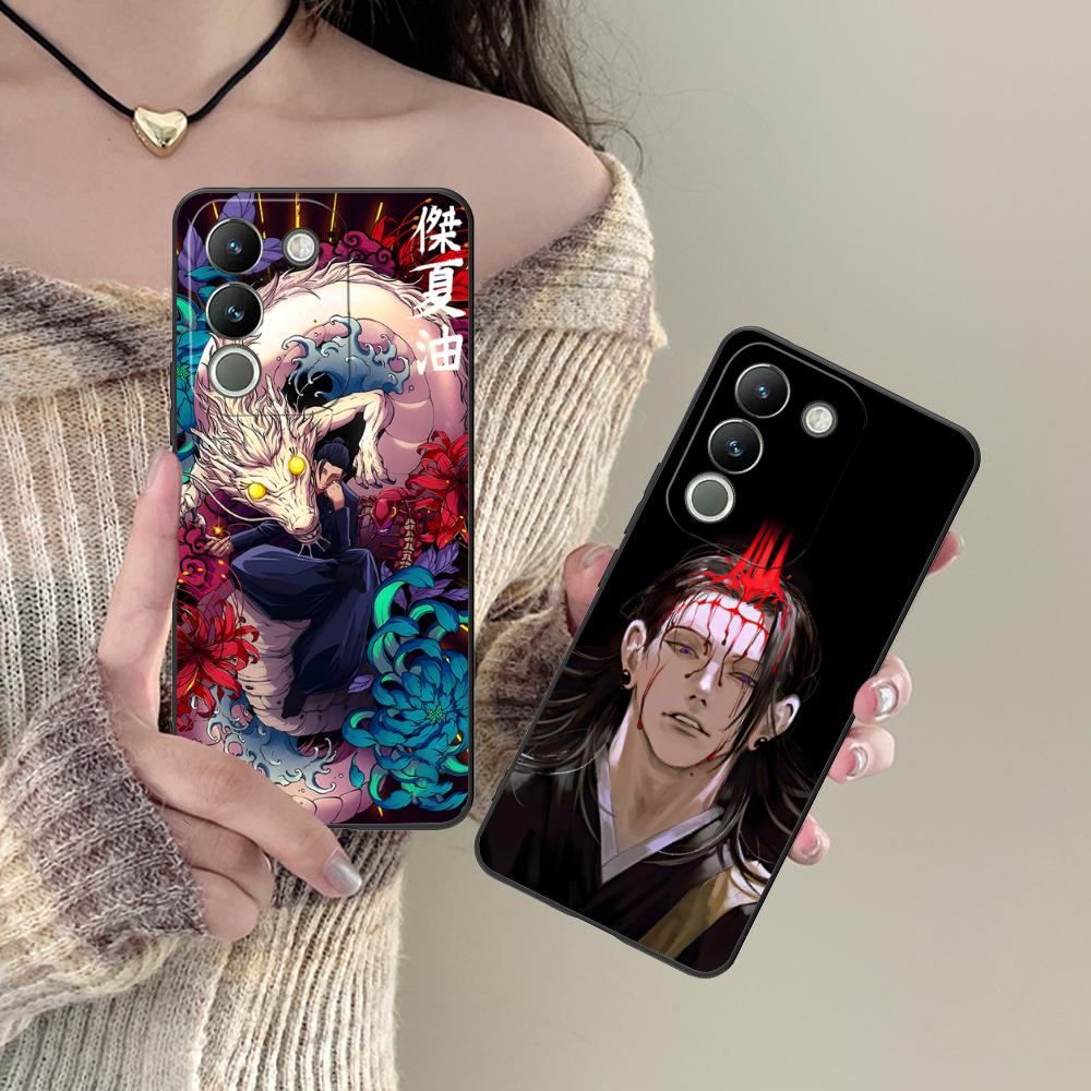 Jujutsu Kaisen Geto Suguru Handyhülle für VIVO V60 V50 V40 V30 V29 V27 V25 V23 Pro Lite 5G Bunte Druckabdeckung Luxuriöse Abdeckung
