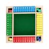 4 Player Wooden Shut The Box Dice Games Classics Close The Box Game for Adults Kids Family Classroom Home Party or Pub