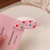 Cherry Polka Dot Floral Bow Hair Clips Love Girl Duckbill Clip Broken Hair Bangs Hair Accessories