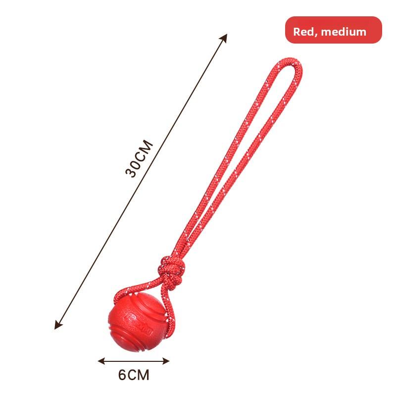 Pet Toy Balls, Rope Balls, Dog Interactive Toys, Reflective Rope Training, Dog Bite Force, Teeth Grinding, and Bite Resistance