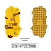 Gold Foil Lucky Cat & God of Wealth Phone Sticker – Prosperity Charm, Treasure Vault Gift