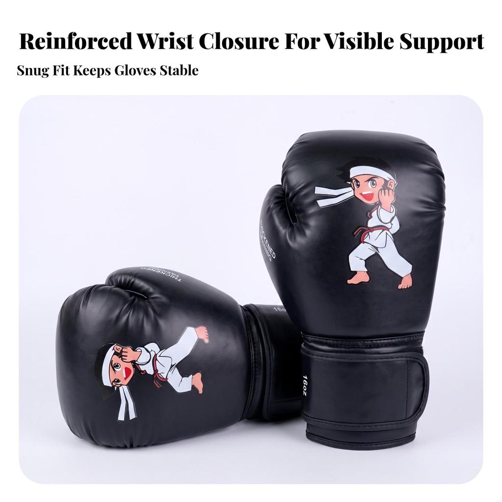 Kids Boxing Gloves PU Leather Training Colorful for Young Children