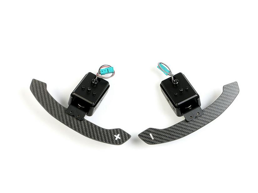 Compatible BMW G F Chassis Shift Paddles: Carbon Fiber Magnetic for M2, M3, M4, X3, X4, X5, X6 Series.