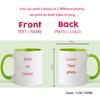 Personalised Your Photo Mug, Custom NAME IMAGE TEXT Cup,Customize Coffee Mugs, Tea Cups, Mothers Day, Wedding Gift 9 COLOURS