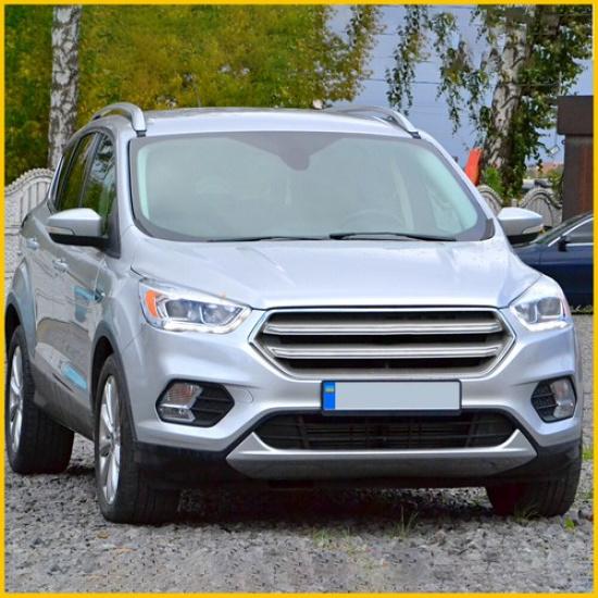 2X For Ford Escape Kuga 2017- Front Bumper Ert Fog Light Cover Left+Right