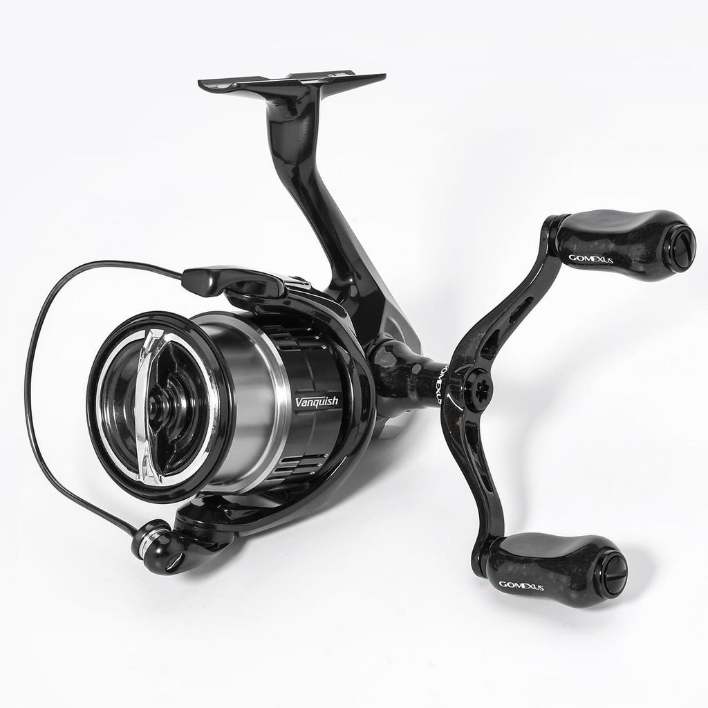 Gomexus Daiwa Gekka Bijin Squid Ajing Eging Spinning Reel 98mm Replacement Double Handle Light Game Forged Carbon Ultra Lightweight Winding Comfort