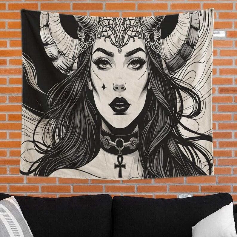 Empress Tarot tapestry 75x100 чёрный