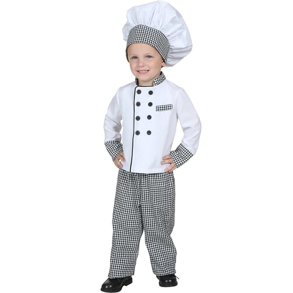 Children Toddler Chef Show Costume Play House Cosplay Boys And Girls Halloween Costume Chef Cos