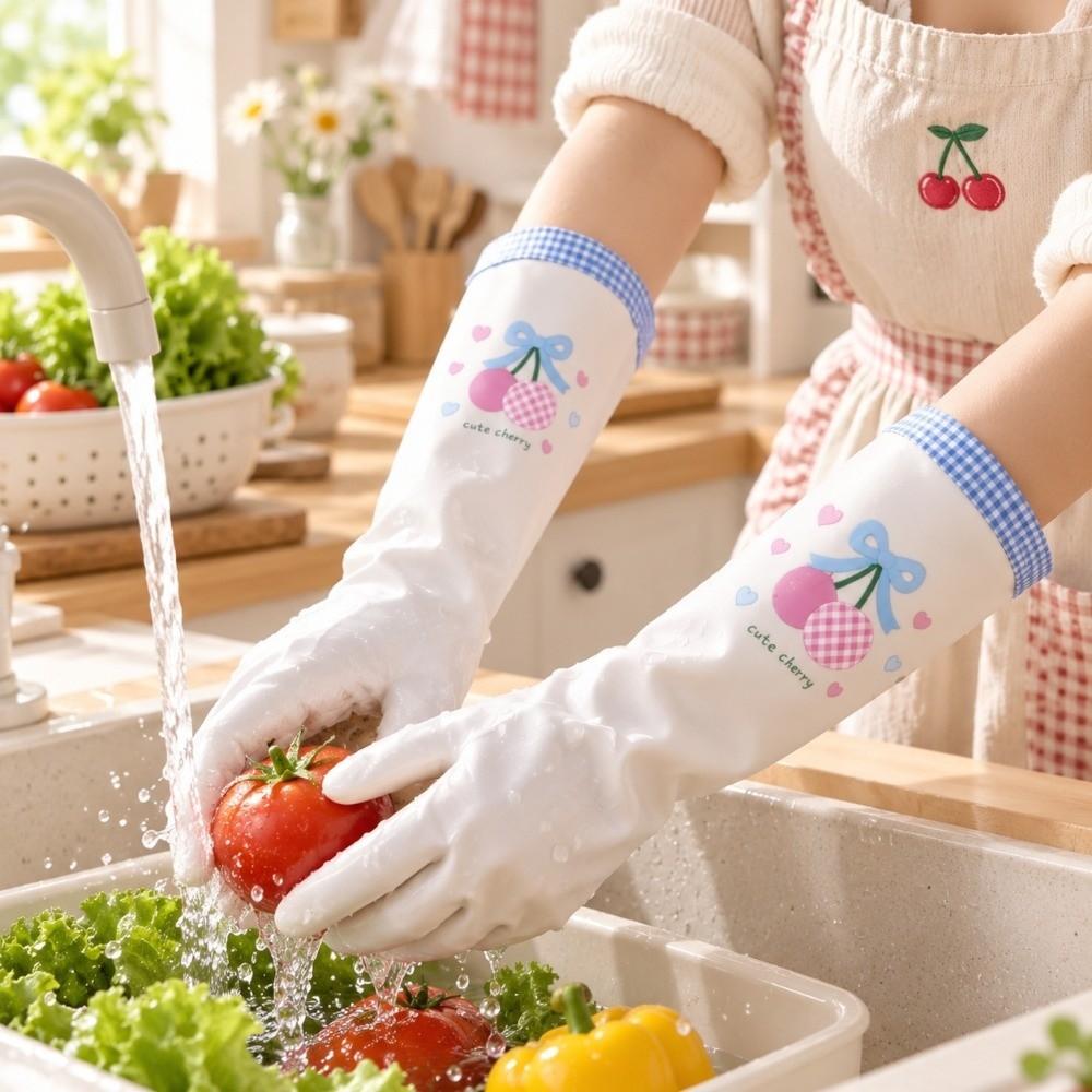 Waterproof Nitrile Household Gloves Wear-Resistant Cleaning Gloves Household Cleaning