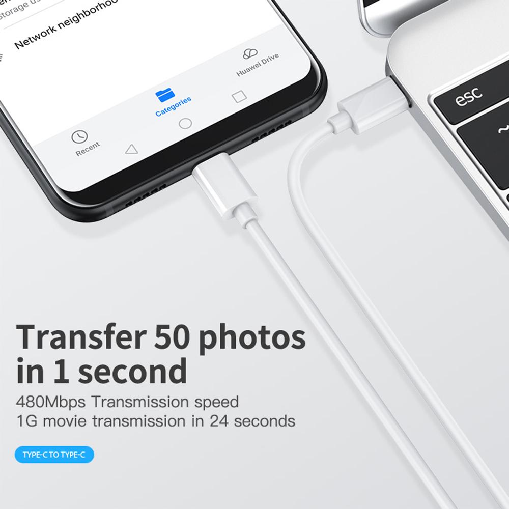 USB C Cable to USB C 60W Fast Charging Charger Cable,Supports Fast Charging For Devices Such as Apple 16 15,Xiaomi, Huawei,etc