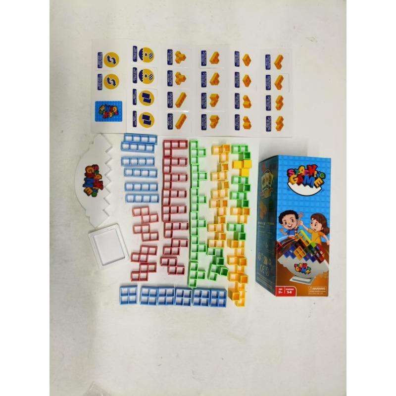 Block Jenga Building Blocks Assembly Toy Jenga Parent-child Interactive Tabletop Game