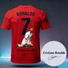 Tricou Fotbal Ronaldo 7 2026 Unisex Unisex Nouă Modă Bumbac Casual Fan Fotbal Respirabil Confortabil Top de Vară Streetwear