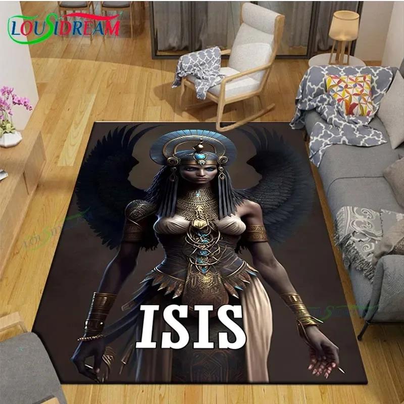 Egyiptomi Fáraó- istennő-Rúnákkal Nyomtatott Szőnyegek Nappali Csúszásmentes Szőnyeg Gyerek Hálószoba Szőnyegek Jóga Szőnyeg Nagy Szőnyeg Dekoráció