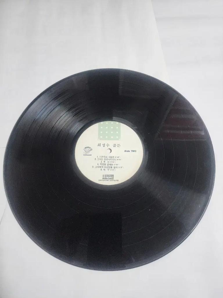 Choi Sung-soo Golden Best LP Record (Free Shipping) Used