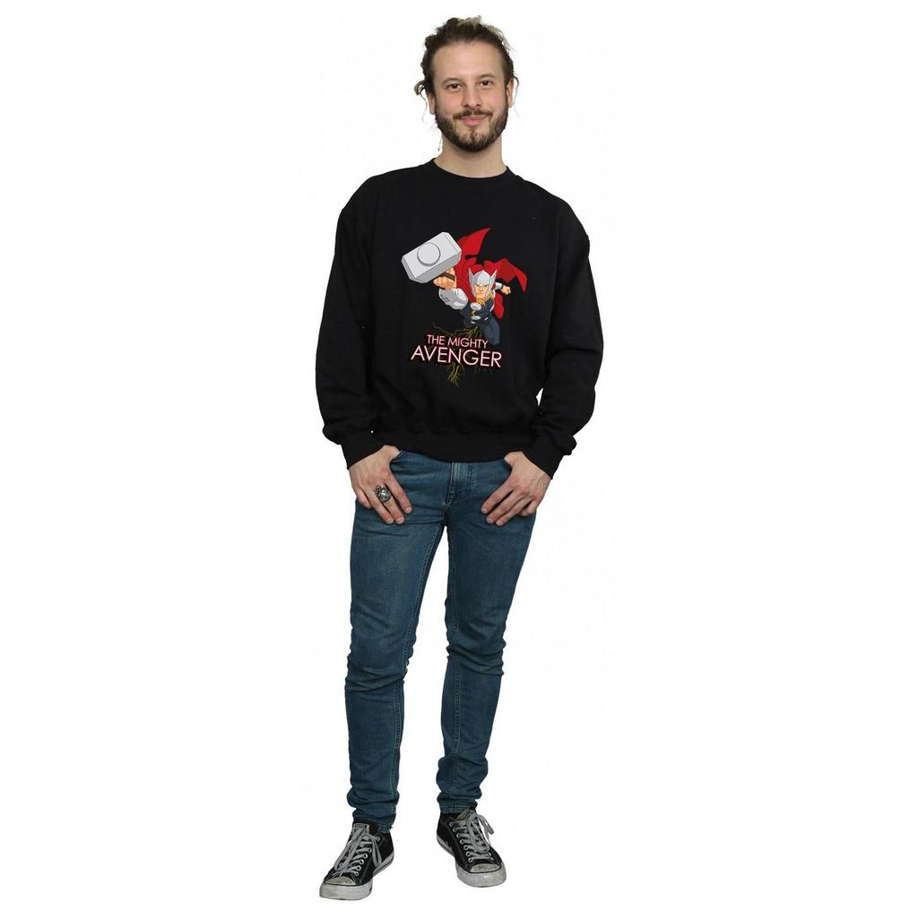 Marvel Mens Thor The Mighty Avenger Sweatshirt