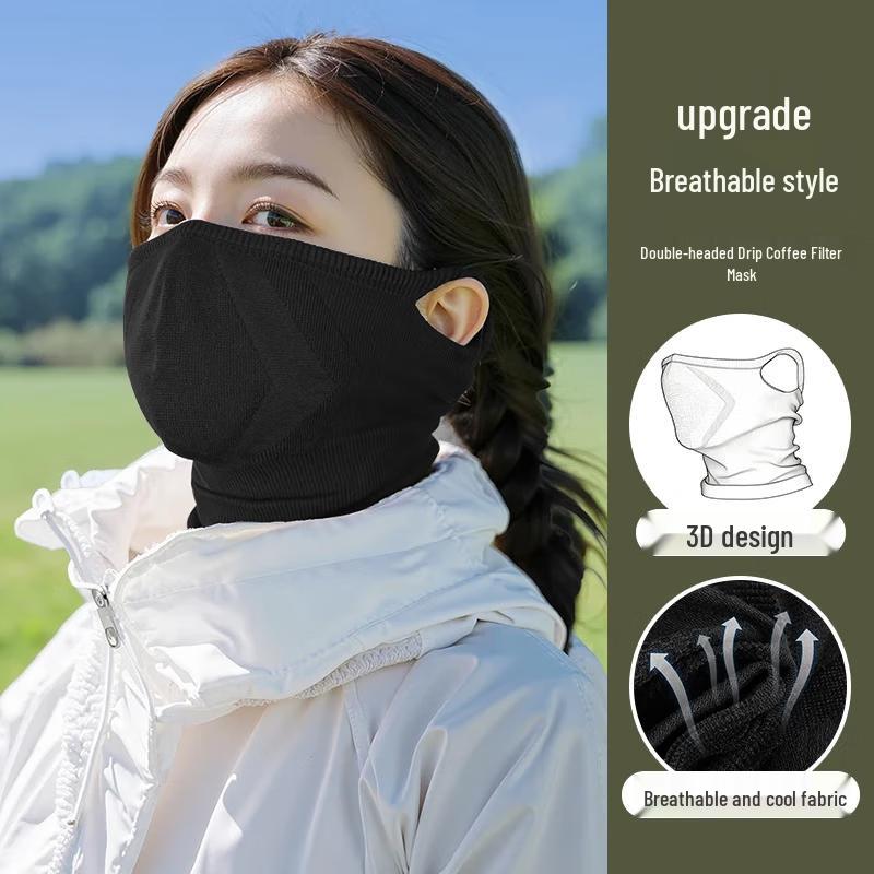

Yuan Zu Ice Silk Windproof Balaclava for Cycling & Driving - 2 Pack