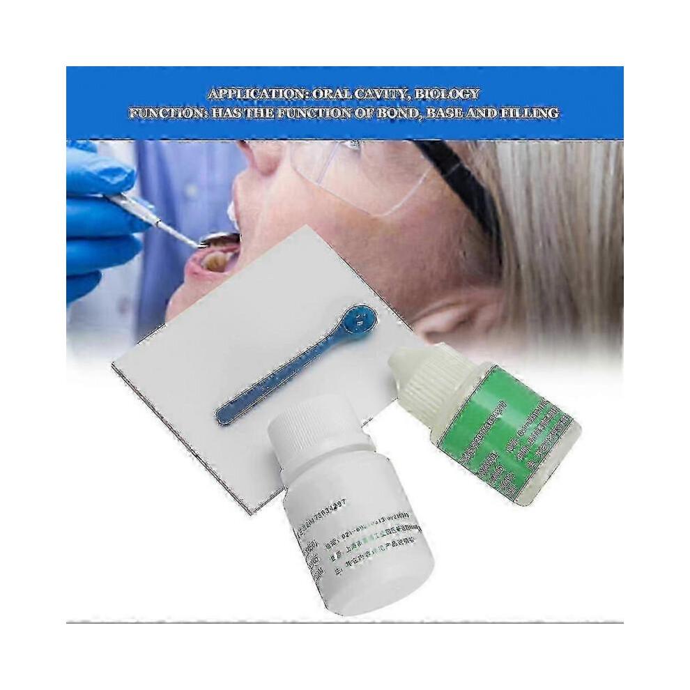 Zinc Polycarboxylate Professional Dental Cement 15ml Liquid And 30g Powder for Dental Applications Crowns Bridges Dentures Cementation Product