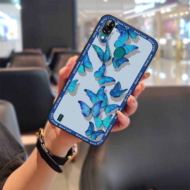 Durable Cute Phone Case For Blackview A60 Pro Fashion Design Back Cover Cover Anti-dust Full Wrap Silicone Protective