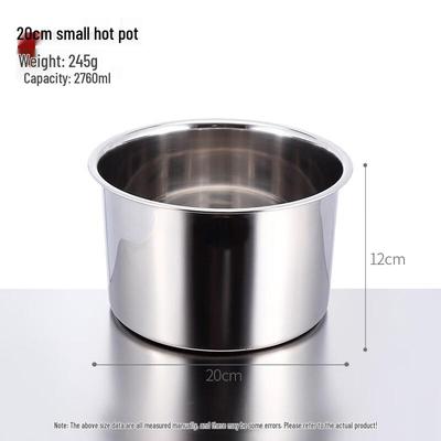 Wutuo 304 Stainless Steel Mini Hot Pot