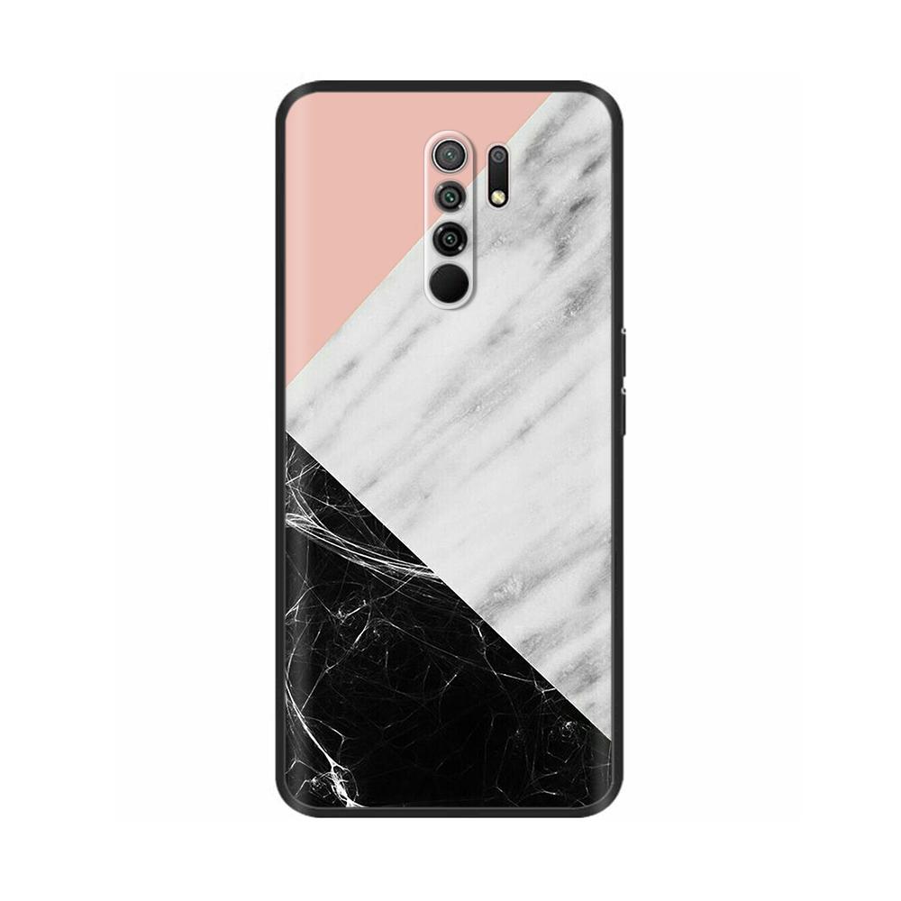 Silicon Case for Xiaomi Redmi 9 Redmi9 Case Back Cover Coque Funda Shell Soft Black TPU Cute Cartoon Phone Bag Bumper Protective