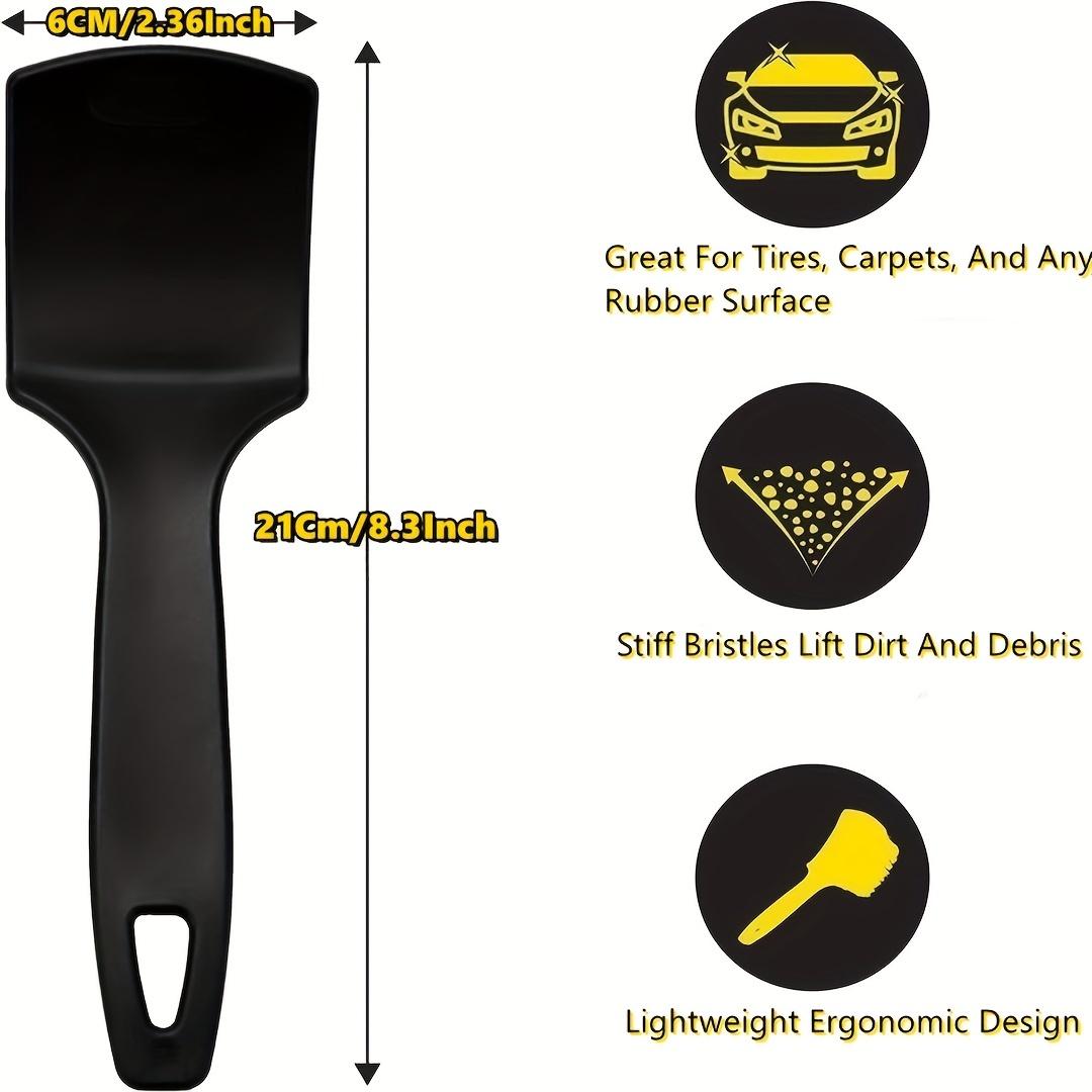 

Щетка для обода автомобильных шин, щетки для чистки ступицы колеса, аксессуары для детализации автомобильных колес, инструмент для автоматической мойки черных шин чёрный