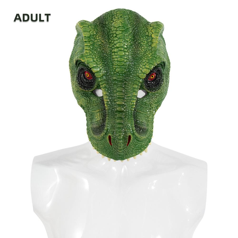 Funny Dinosaur Monster Mask Cosplay Animal Dragon Head Tyrannosaurus Rex Masks Carnival Halloween Dress Up Party Costume Props