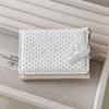 Lightweight Polka Dot Trifold Wallet PU Leather Mini Wallet Aesthetic Card Holder  Daily Use