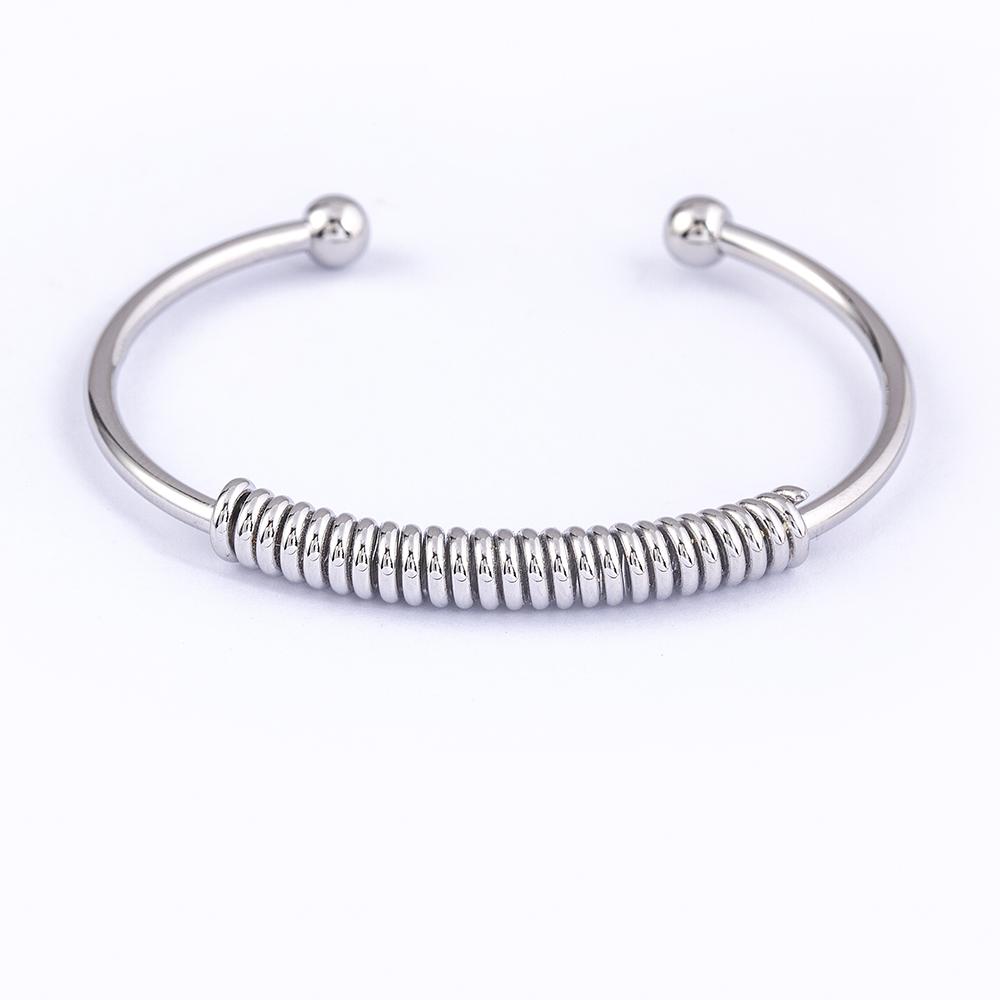 Nidin Luxury Braided Charm Open Cuff Men Women Stackable Bangles Jewelry Classic Gold Plated Vintage Adjustable Bracelets Gifts