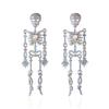 1 Pair Fully Bright Halloween Skull Earrings, Suitable for Daily Wear