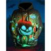 3D Ganzkörper-Print Herren Halloween Kürbis Hoodie Kostüm Neu im Überzieher Sweatshirt Für Herren Damen Als Geschenk Für Halloween Feiertage