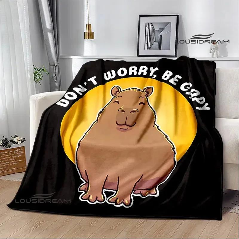Il Club dei Capibara Coperta anime coperta da lancio copriletto Coperta calda coperte per letti Coperta da picnic regalo di compleanno