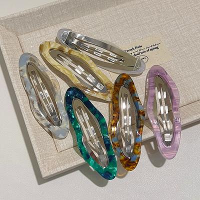 Korean Personality Retro Simple Side Clip New Bangs Bb Clip Barrettes Headwear Girls Women Hair Accessories