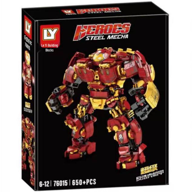 Compatible Iron Mecha Hero Building Blocks - Small Parts Educational Toys for Kids