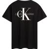Calvin Klein Unisex Casual Letter Print Breathable Round Neck Short Sleeve T-Shirt Unisex T-Shirts Black J319634BEH