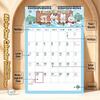 Coil 2027 Calendar Cartoon The Year of Goat Calendar  for Home Office Decor
