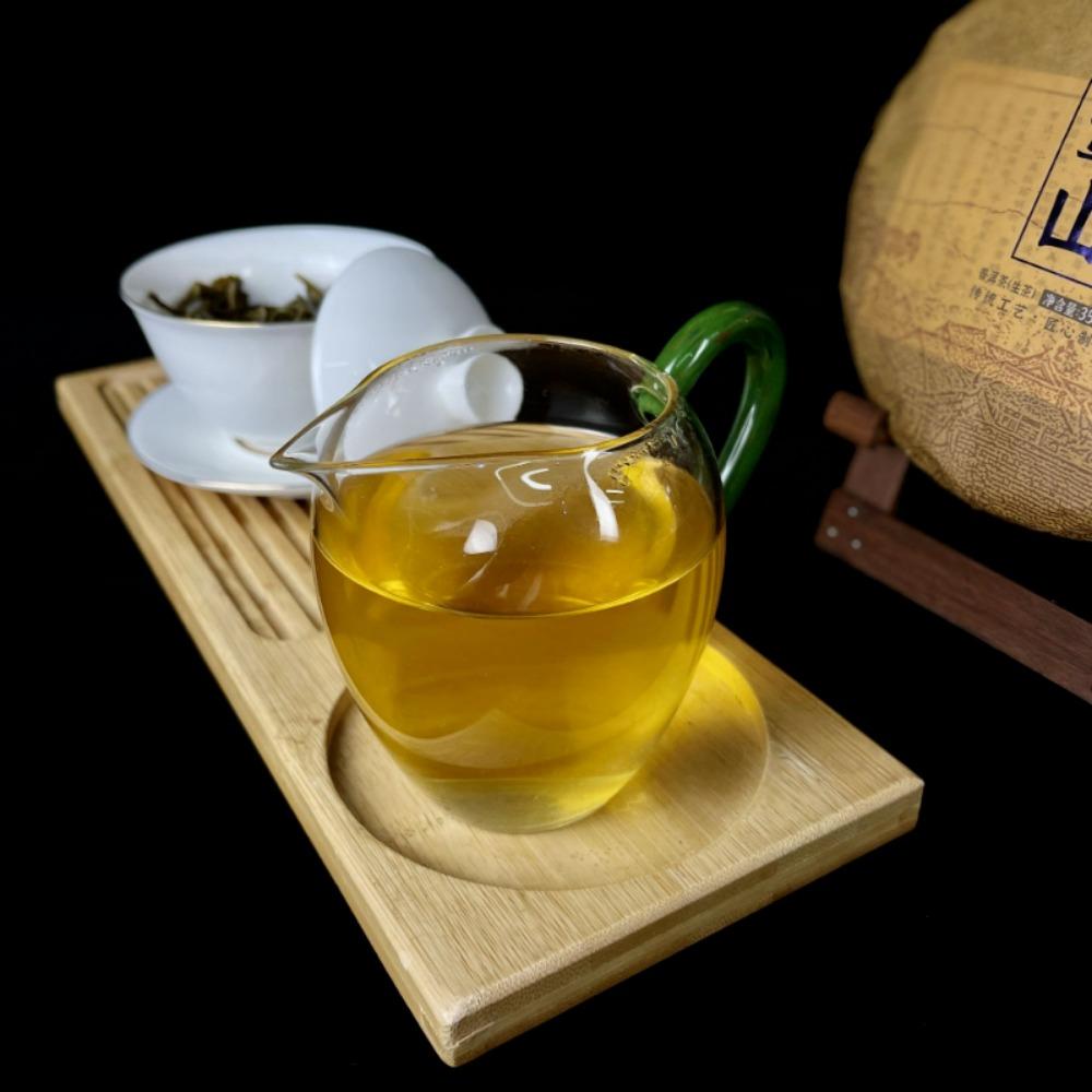 357g Yunnan Pu'er Raw Tea Cake Baiying Mountain Ancient Pure Material Raw Tea