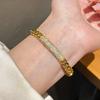 Quadratische Wickelschnalle Armband, Einfaches und Modisches Armband, Leichter Luxus und Hochwertiger Schmuck für Damen