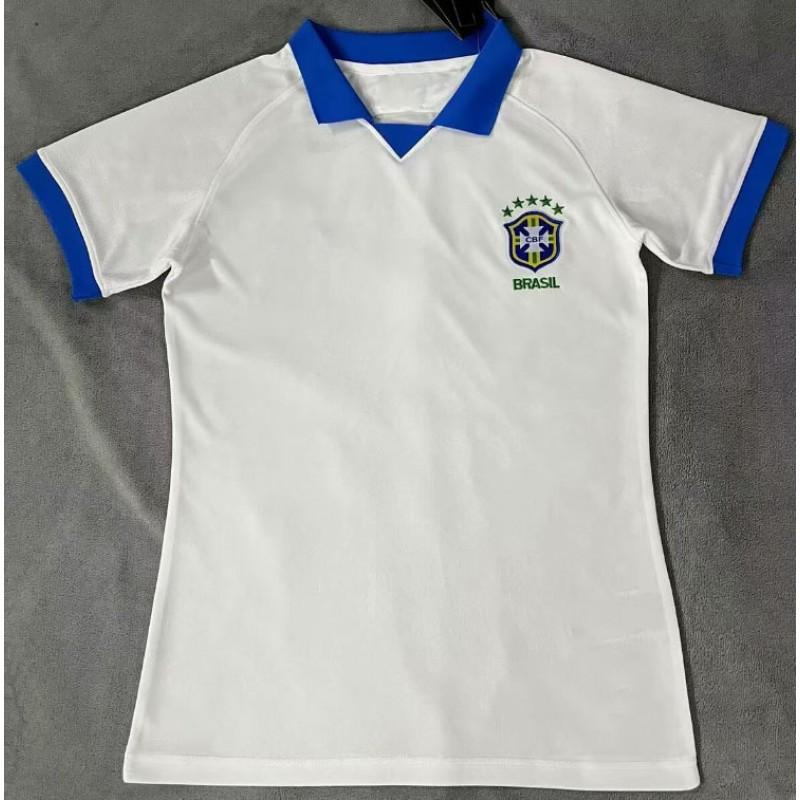 Maglia da Calcio Nazionale Brasiliana Neymar 10 Raphinha Edizione da Tifoso Manica Corta Uomo Donna Abbigliamento Sportivo