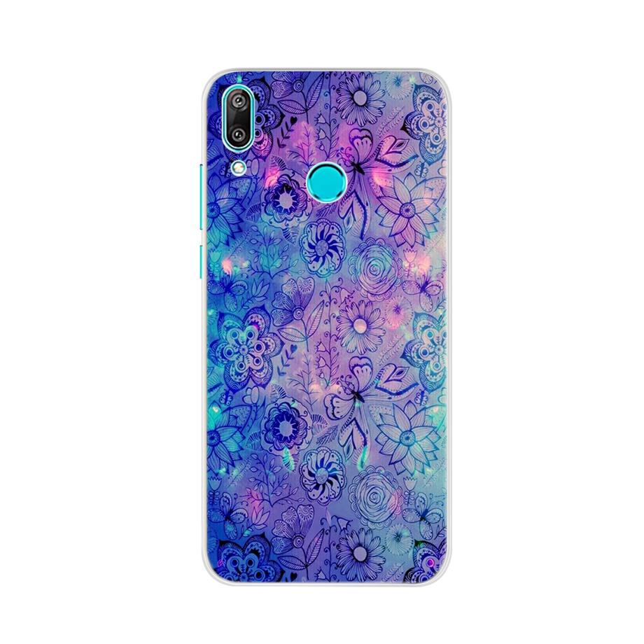 For Huawei Y7 2019 Case Silicone Cartoon TPU Cover Phone Case For Huawei Y7 2019 DUB-LX1 DUB LX1 LX2 LX3 Y 7 Prime Pro 2019 Case