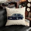Car and Motorcycle Pillow Case Pillow Case Living Room Sofa Cushion Cover Suitable For Home Bedroom Room Decoration