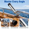 316 Stainless Steel Boat Rod Mount 360 Degree Rotating Marine Rod Bracket  Offshore Sea Fishing