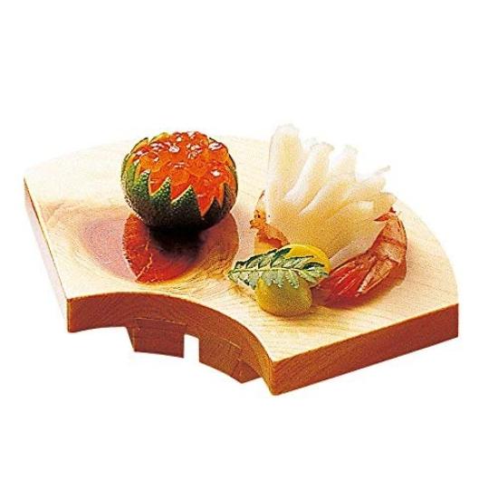 

Мини-подставка Yamako из кипариса хиноки и красного узла, веерообразная, 25759 (с Нескользящей Поверхностью)