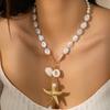 GemChic נשים חדש בציר חרוזים מעטפת תליון עצם הבריח שרשרת אתנית אופנה יום הולדת מתנת תכשיטי חג המולד
