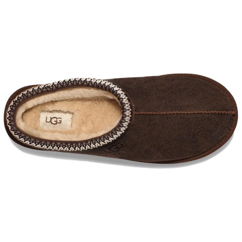 UGG Tasman Distressed Slipper Burnt Cedar Herren Sneaker Braun 1158172-BCDR