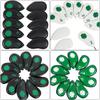 10Pcs PU Leather Golf Iron Club Head Cover Wedges Iron Club Protective Headcover Putter Protector Golf Supplies