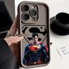 S-Supermans B-Batmans Phone Case For iPhone 17E 11 12 13 14 15 16 17 Pro Max Fundas 17 Air Plus 16e 13 Mini Silicone Back Cover