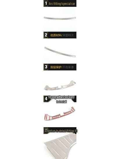 Huansu S5 Rear Guard Plate Stainless Steel Trunk Protection Pedal