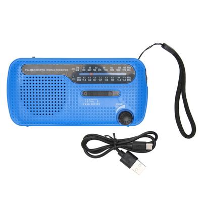 Ruční klika Solar Radio AM FM SW1 SW2 Camping LED svítilna Vícepásmové Camping Emergency Radio for