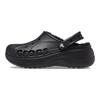 Crocs Baya Platform Lined Clog EVA 4.2cm Sandals 'Black' Women's
